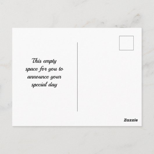 Kleurrijke Boeket Save The Date Postkaart (Achterkant)