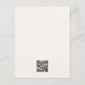 Kleurrijke Bogen Boho Trouwdetails QR-code Informatiekaartje (Achterkant)