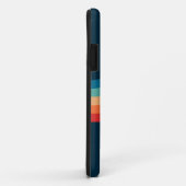 Kleurrijke bogen in retro-stijl Case-Mate iPhone case (Achterkant/rechts)