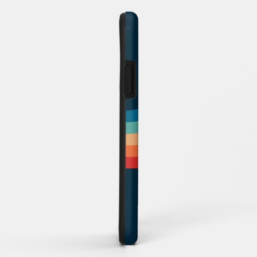 Kleurrijke bogen in retro-stijl Case-Mate iPhone case (Achterkant/rechts)