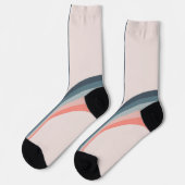 Kleurrijke bogen in retro-stijl sokken (Links)