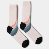 Kleurrijke bogen in retro-stijl sokken (Rechts)