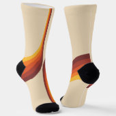 Kleurrijke bogen in retro-stijl sokken (Gebogen)