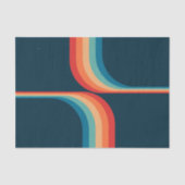 Kleurrijke bogen in retro-stijl tissuepapier (Voorkant)