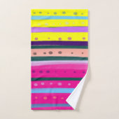 kleurrijke Boheemse Abstracte kunst Bad Handdoek (Handdoek)