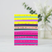 kleurrijke Boheemse Abstracte kunst Briefkaart (Staand voorkant)