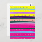 kleurrijke Boheemse Abstracte kunst Briefkaart (Voorkant / Achterkant)