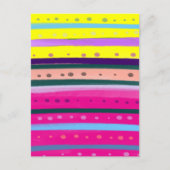 kleurrijke Boheemse Abstracte kunst Briefkaart (Voorkant)