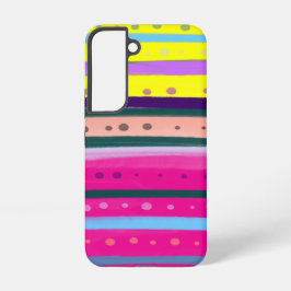kleurrijke Boheemse Abstracte kunst Samsung Galaxy Hoesje