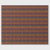 Kleurrijke Boheemse Tribal Geometric Cadeaupapier (Vlak)