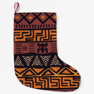 Kleurrijke Boheemse Tribal Geometric Kleine Kerstsok