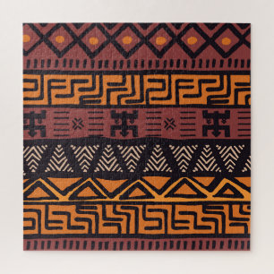 Kleurrijke Boheemse Tribal Geometric Legpuzzel