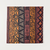 Kleurrijke Boheemse Tribal Geometric Wandkleed (Voorkant (horizontaal))