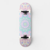 Kleurrijke Bohemian Trippy Bright Pastel Mandala Persoonlijk Skateboard (Voorkant)