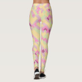 Kleurrijke Boho Abstract Leggings (Achterkant)