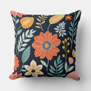 Kleurrijke Boho bloemen Kussen
