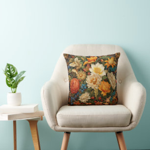 Kleurrijke Boho Bloemen Sierkussen