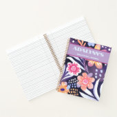 Kleurrijke Boho Bloemen Valentijnse Tieners Cadeau Notitieboek (Binnen)