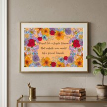 Kleurrijke Boho Bloemige Botanische Inspirerende S