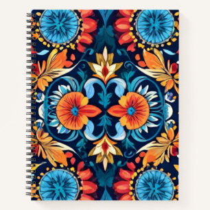 Kleurrijke Boho Bloemrijke Elegantie: Trillende Ma Notitieboek