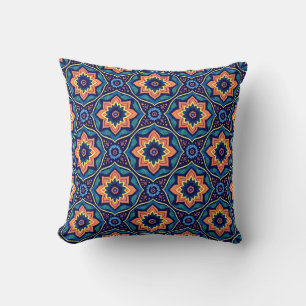 Kleurrijke Boho Chic Bloemenpatroon Kussen