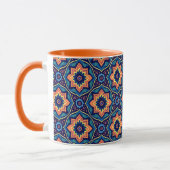 Kleurrijke Boho Chic Bloemenpatroon Mok (Links)
