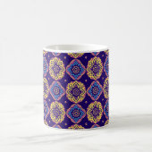 Kleurrijke Boho Chic Mandala Patroon Koffiemok (Center)