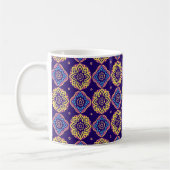 Kleurrijke Boho Chic Mandala Patroon Koffiemok (Links)