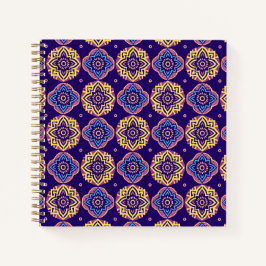 Kleurrijke Boho Chic Mandala Patroon Notitieboek