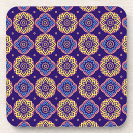 Kleurrijke Boho Chic Pattern Onderzetters - Set va