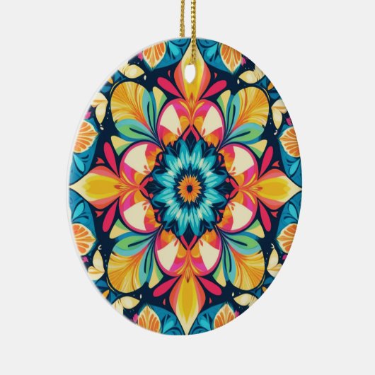 Kleurrijke Boho  Decoratief Keramisch Ornament (Rechts)