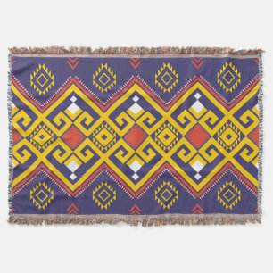 Kleurrijke Boho Etnische Tribal Gooi Deken