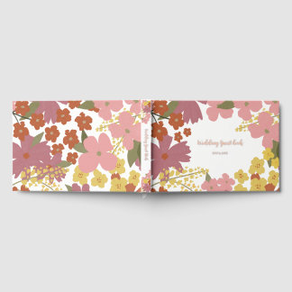Kleurrijke Boho Flower Wedding Guest Book Gastenboek