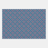 Kleurrijke Boho geometrische bloemenpatroon Inpakpapier Vel (Voorkant 3)