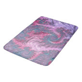 Kleurrijke Boho Hippie Groovy Trippy Pastel Fracta Badmat (Gekanteld)