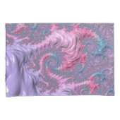 Kleurrijke Boho Hippie Groovy Trippy Pastel Fracta Kussensloop (Voorkant-Rechts)