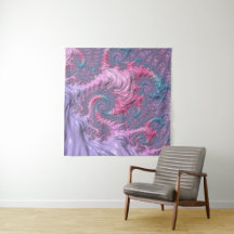 Kleurrijke Boho Hippie Groovy Trippy Pastel Fracta