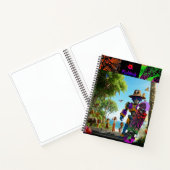 Kleurrijke Boho Ninja Notitieboek (Binnen)