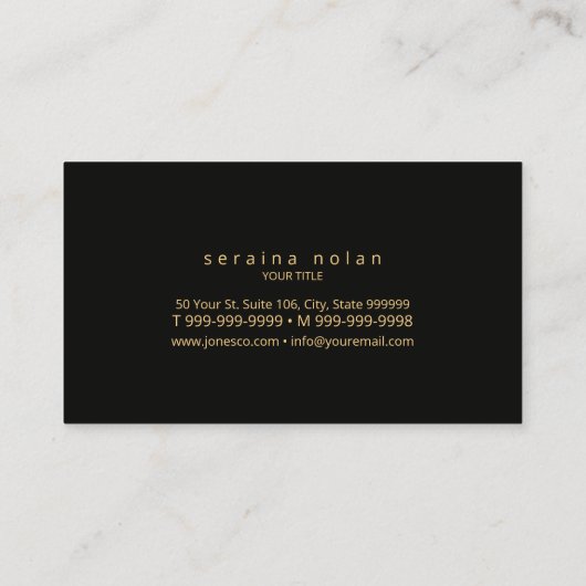 Kleurrijke Boho Pareltjes op Black ID1035 Visitekaartje (Achterkant)