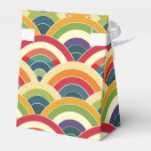 Kleurrijke Boho Regenboog Bedankdoosjes (Achterkant)