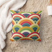 Kleurrijke Boho Regenboog Kussen (Deken)