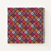 kleurrijke boho - stijl notitieboek (Achterkant)