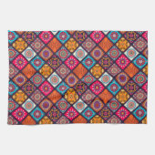 kleurrijke boho - stijl theedoek (Horizontaal)