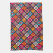 kleurrijke boho - stijl theedoek (Verticaal)