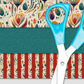 Kleurrijke Boho stijl verjaardag of andere gelegen Inpakpapier Vel