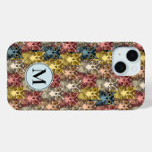 Kleurrijke Boho Woodland Uil Patroon Case-Mate iPhone Case (Achterkant (horizontaal))