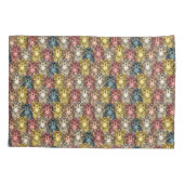 Kleurrijke Boho Woodland Uil Patroon Kussensloop (Achterkant)