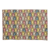 Kleurrijke Boho Woodland Uil Patroon Kussensloop (Voorkant)