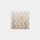 Kleurrijke Boho Woodland Uil Patroon Post-it® Notes (Voorkant)