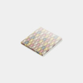 Kleurrijke Boho Woodland Uil Patroon Post-it® Notes (Schuin)